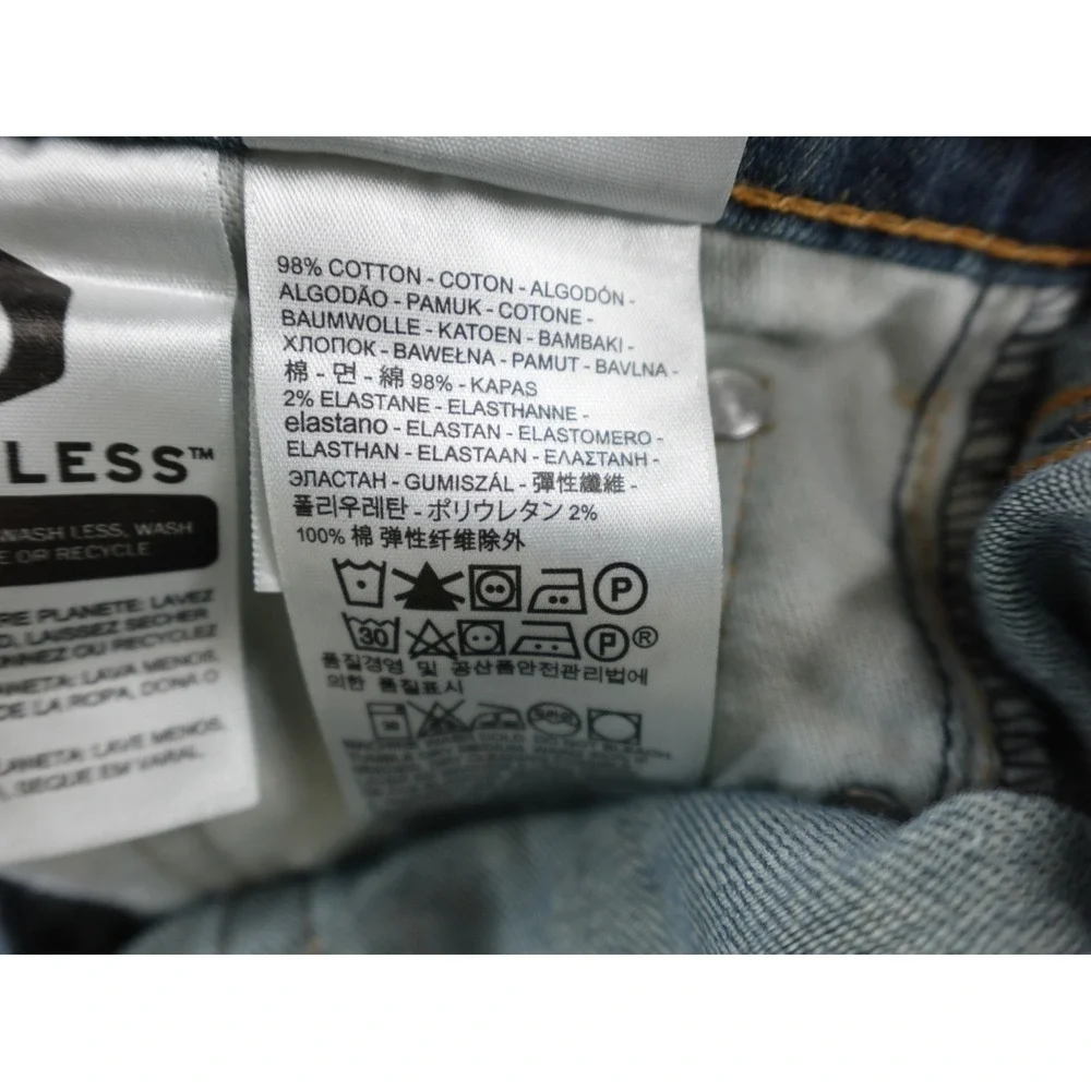 Levis 511 Slim Fit Jeans Mens 32x32 Medium Wash Blue Denim‎ Tapered Leg
